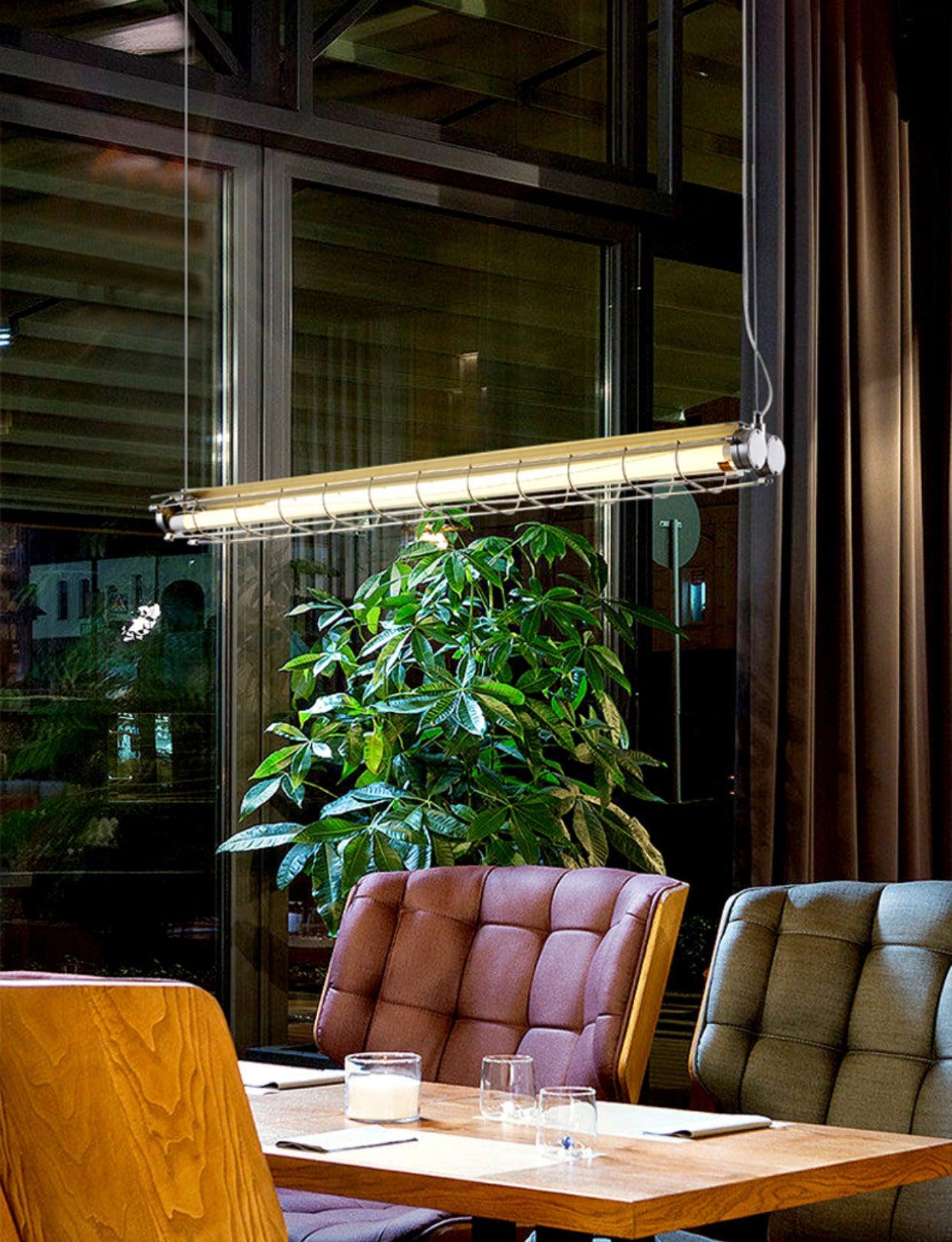 Arsorisra Industrial Linear Pendant Light - Lamp Copper