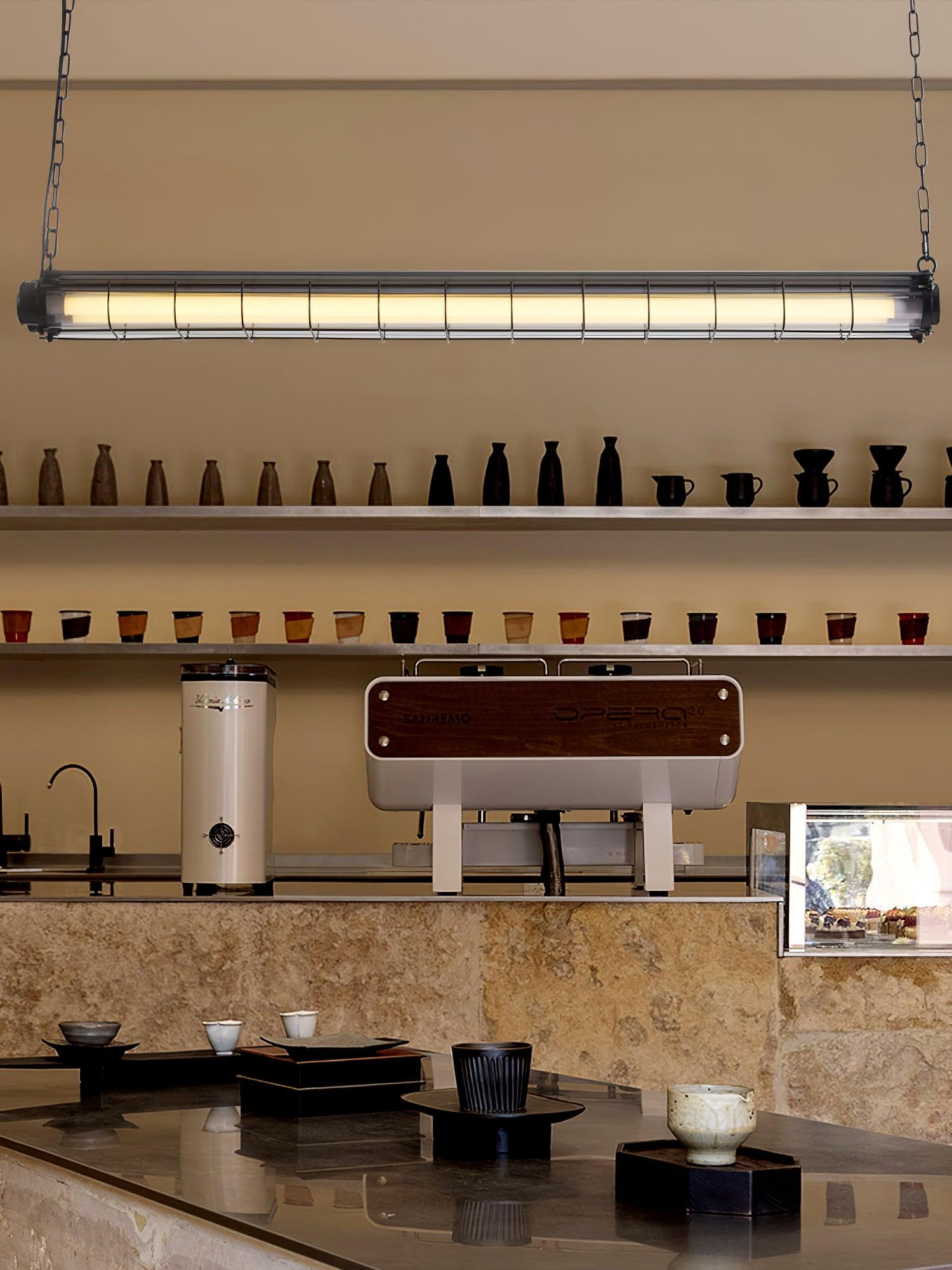 Arsorisra Industrial Linear Pendant Light - Lamp Copper