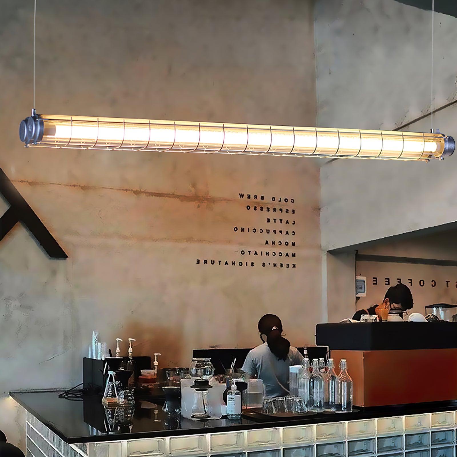 Arsorisra Industrial Linear Pendant Light - Lamp Copper