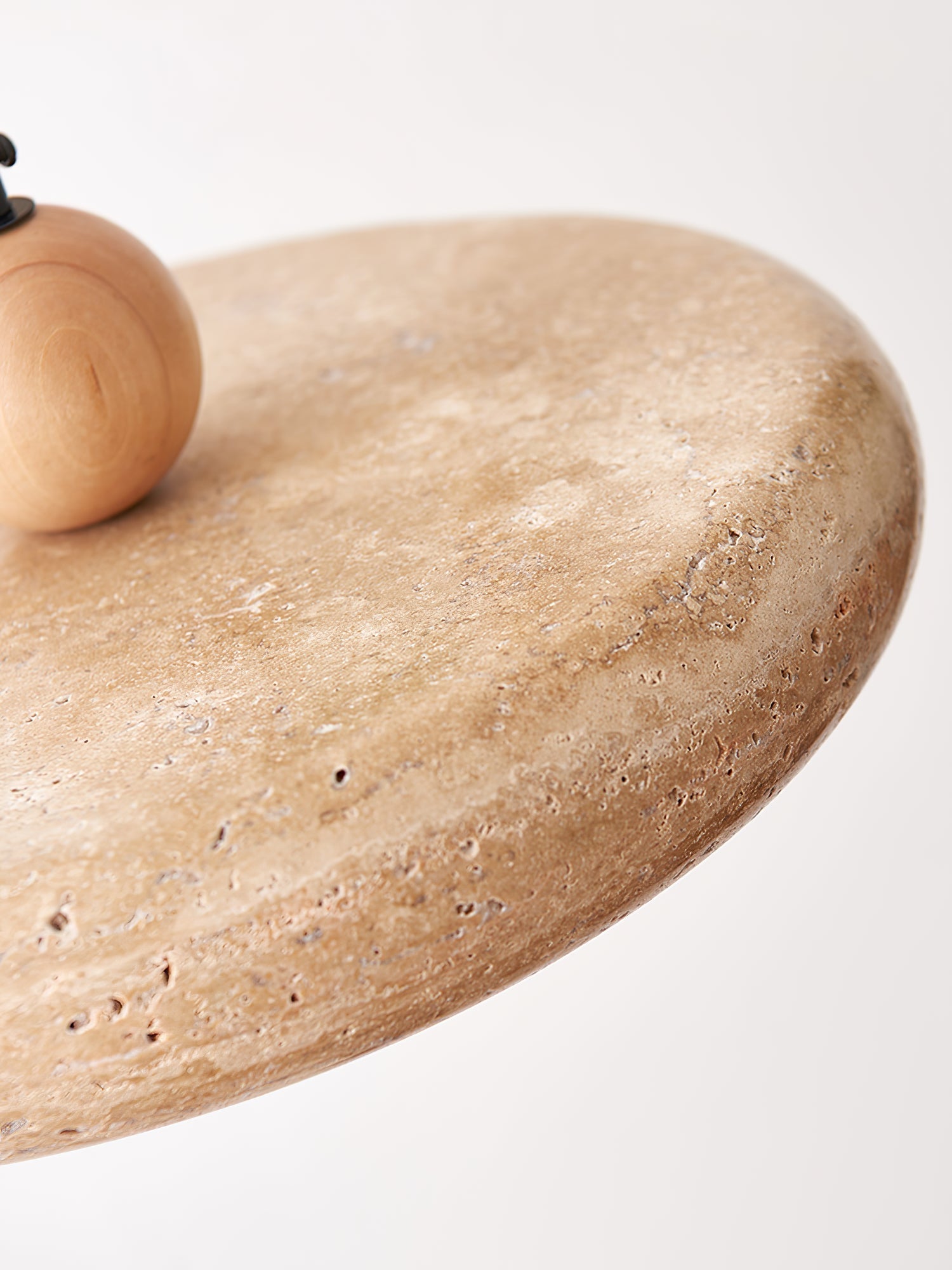 Zesolor Minimalist Travertine Pendant Light - Lamp Copper