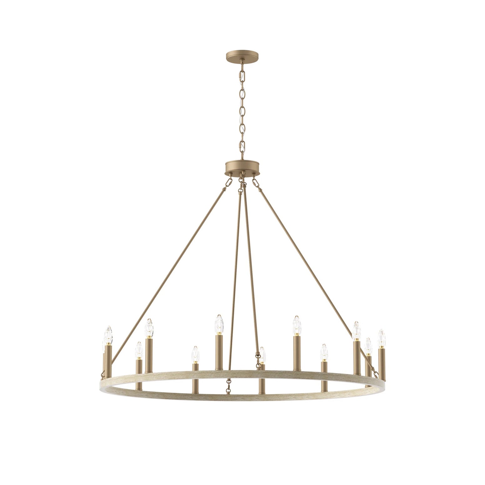 Mjolkuvyo Modern Minimalist Metal Chandelier - Lamp Copper