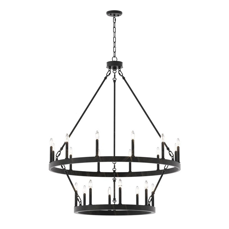 Mjolkuvyo Modern Minimalist Metal Chandelier - Lamp Copper