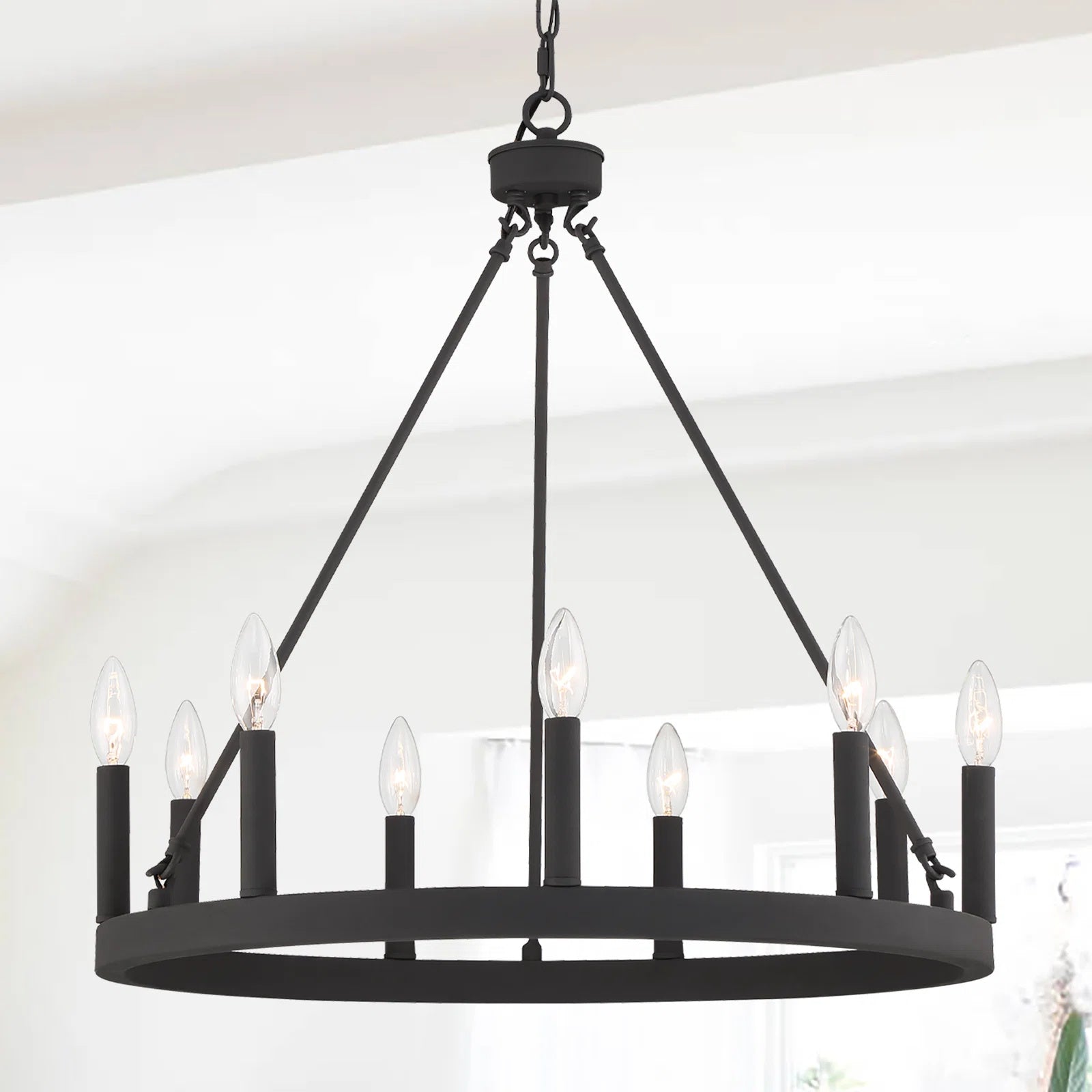Mjolkuvyo Modern Minimalist Metal Chandelier - Lamp Copper