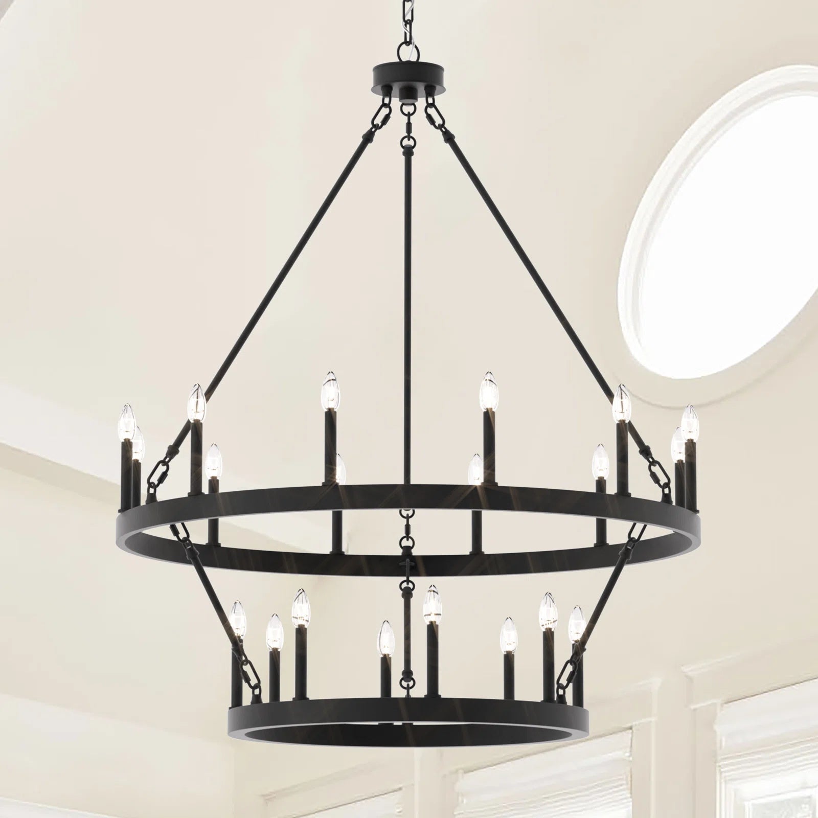 Mjolkuvyo Modern Minimalist Metal Chandelier - Lamp Copper