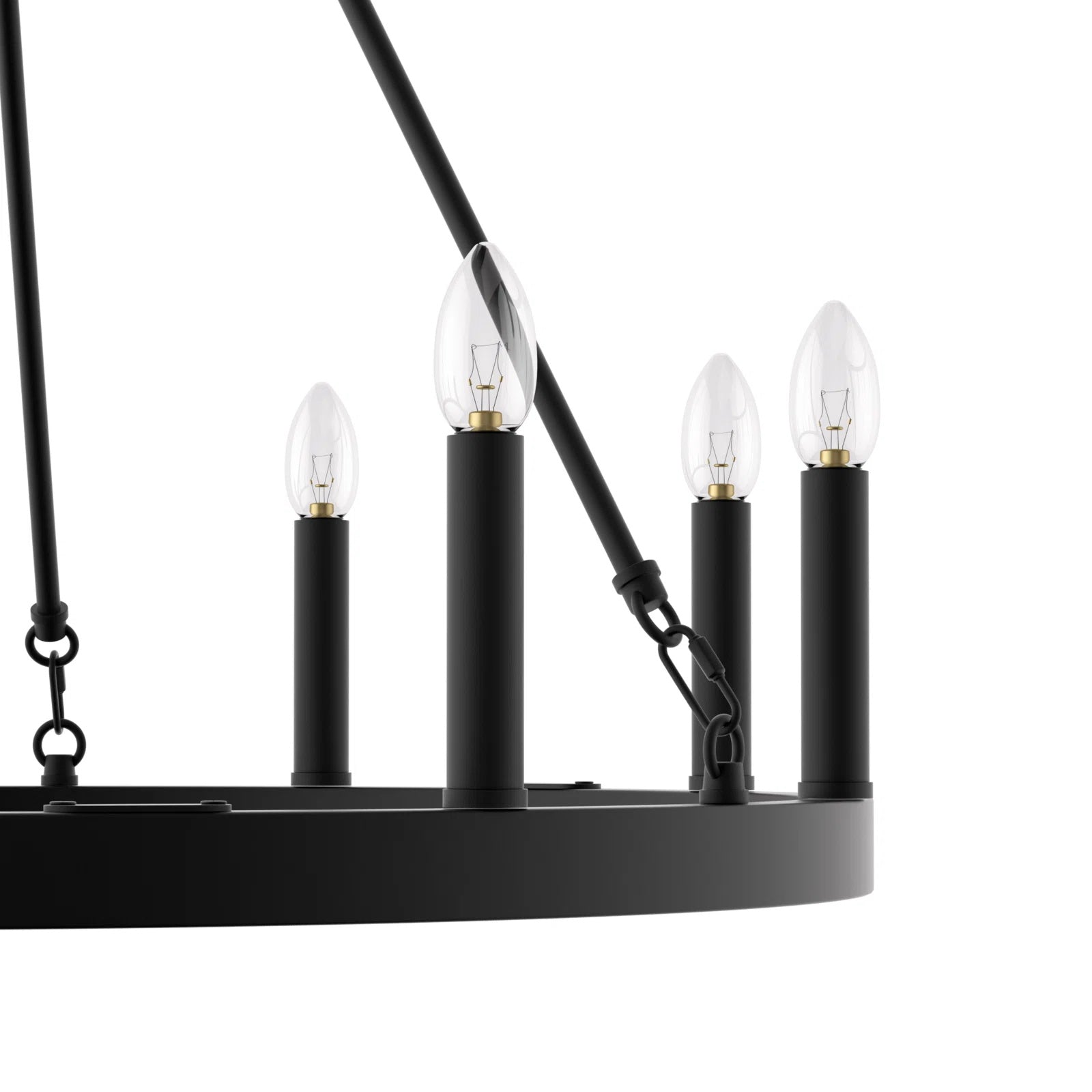 Mjolkuvyo Modern Minimalist Metal Chandelier - Lamp Copper