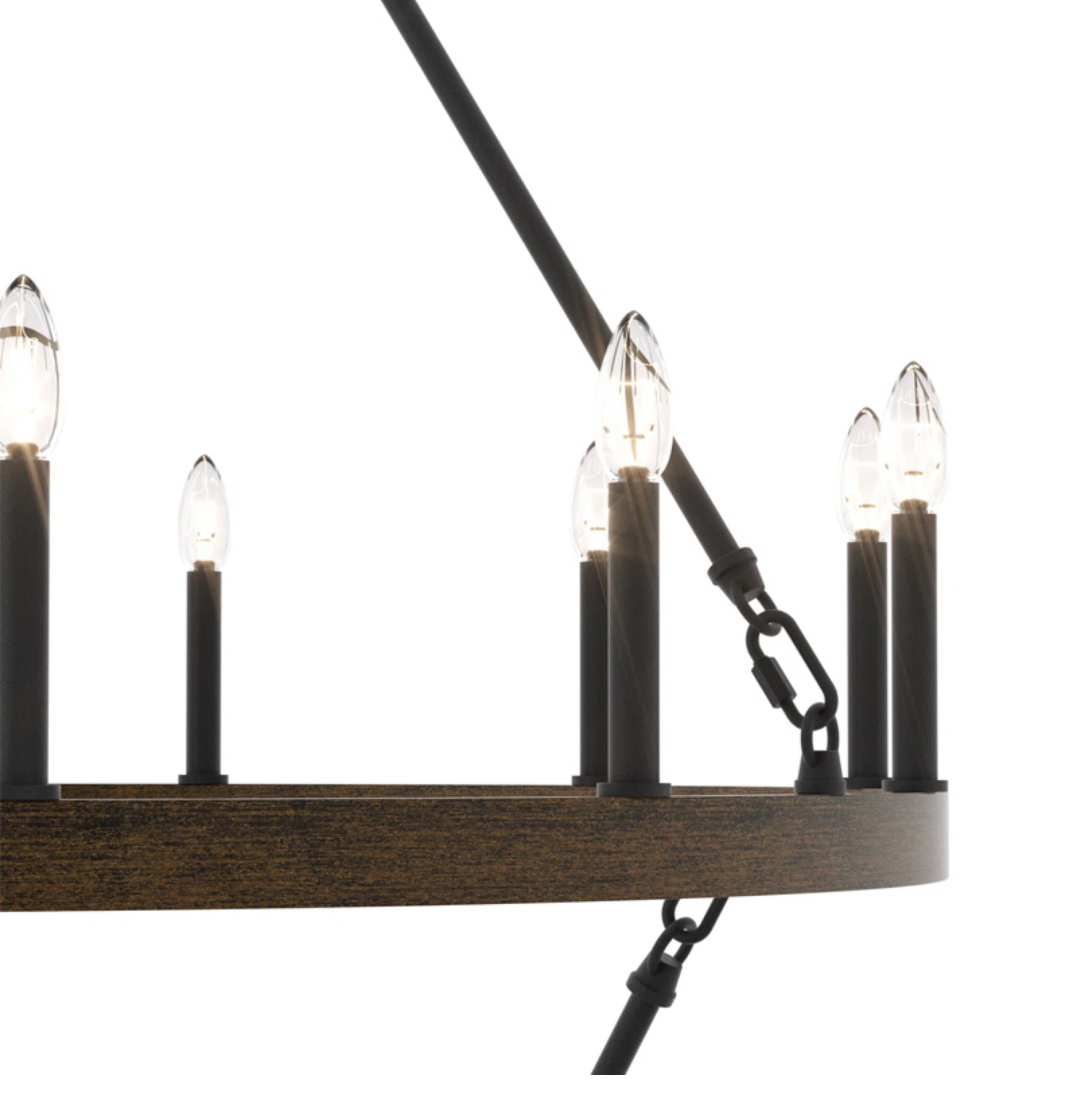 Mjolkuvyo Modern Minimalist Metal Chandelier - Lamp Copper