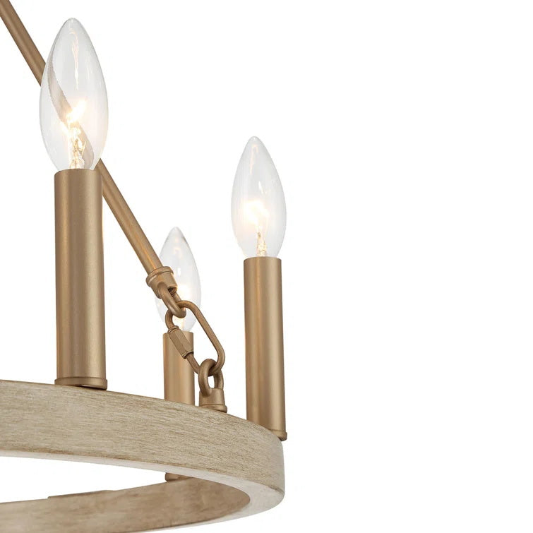 Mjolkuvyo Modern Minimalist Metal Chandelier - Lamp Copper