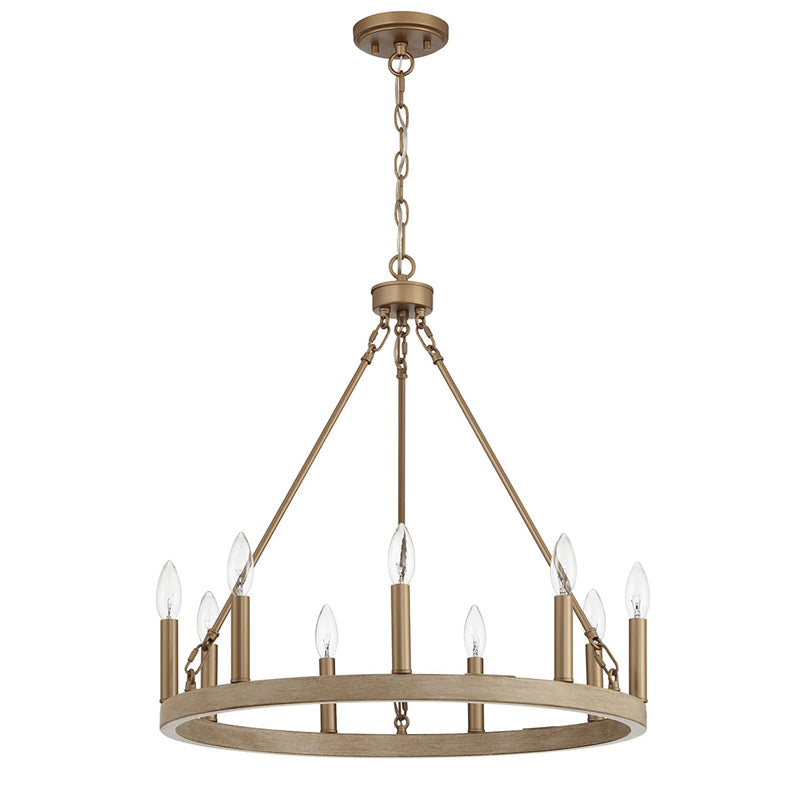 Mjolkuvyo Modern Minimalist Metal Chandelier - Lamp Copper
