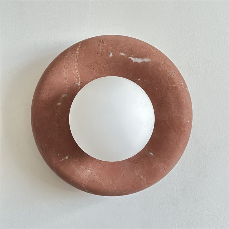 Avi Marble Indoor Wall Sconce - Lamp Copper
