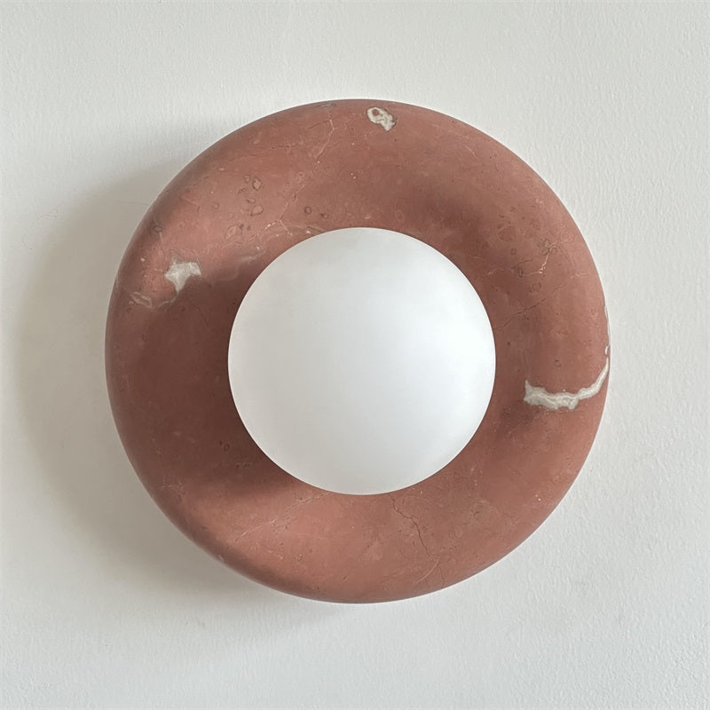 Avi Marble Indoor Wall Sconce - Lamp Copper