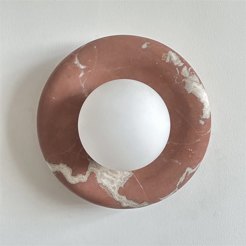 Avi Marble Indoor Wall Sconce - Lamp Copper