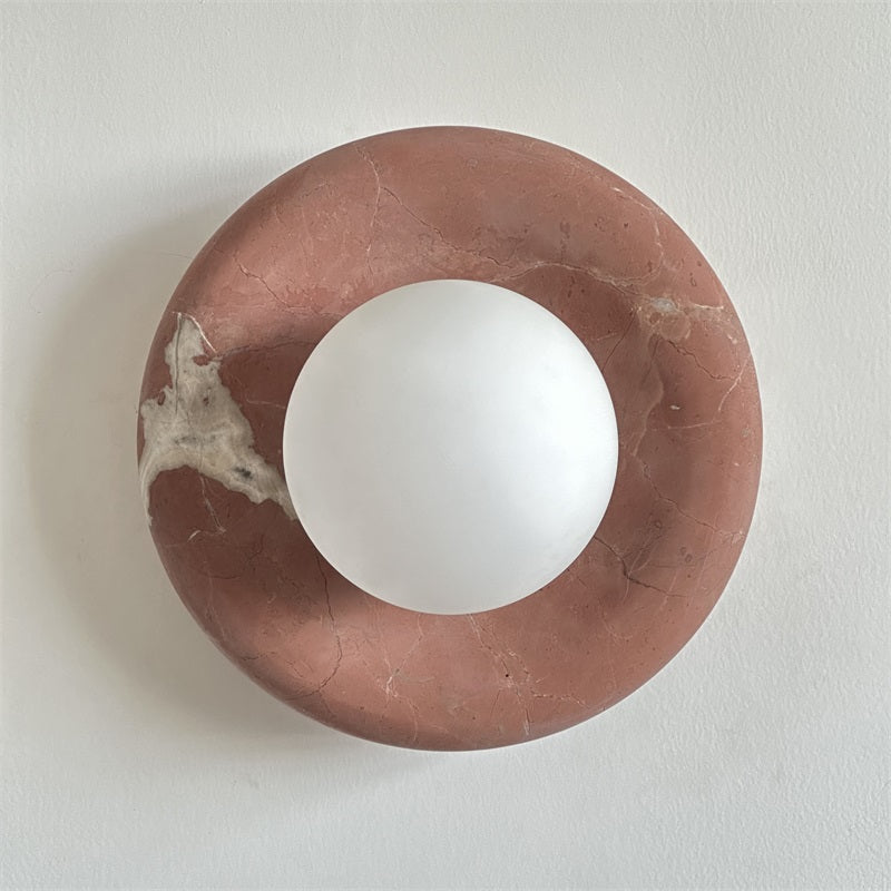 Avi Marble Indoor Wall Sconce - Lamp Copper