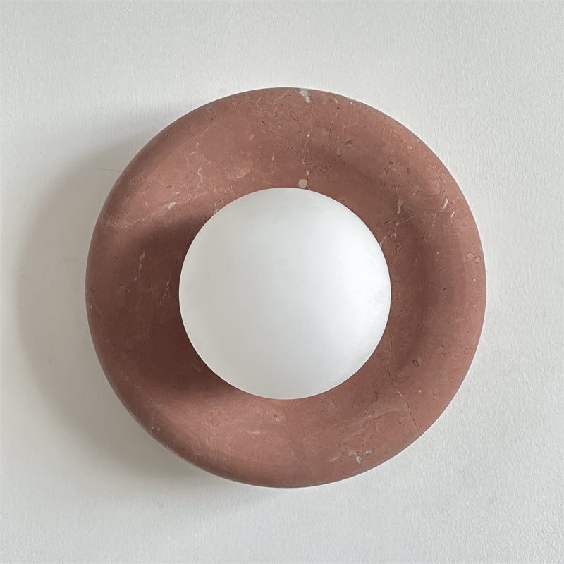 Avi Marble Indoor Wall Sconce - Lamp Copper