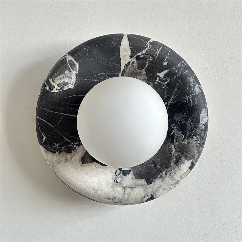 Avi Marble Indoor Wall Sconce - Lamp Copper
