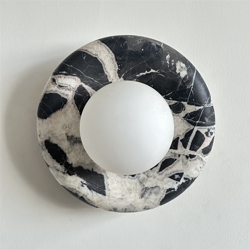 Avi Marble Indoor Wall Sconce - Lamp Copper