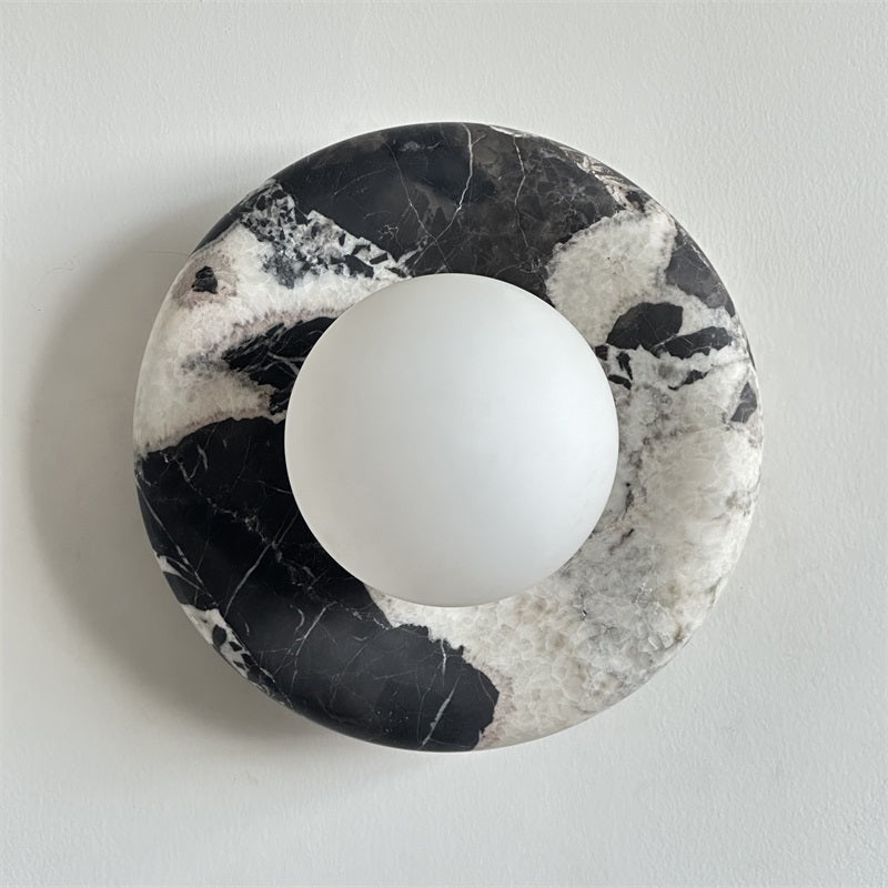 Avi Marble Indoor Wall Sconce - Lamp Copper