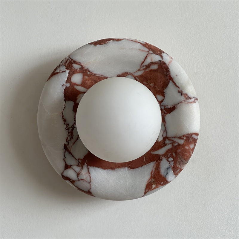 Avi Marble Indoor Wall Sconce - Lamp Copper