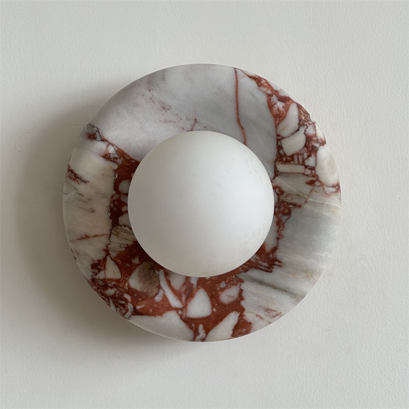Avi Marble Indoor Wall Sconce - Lamp Copper