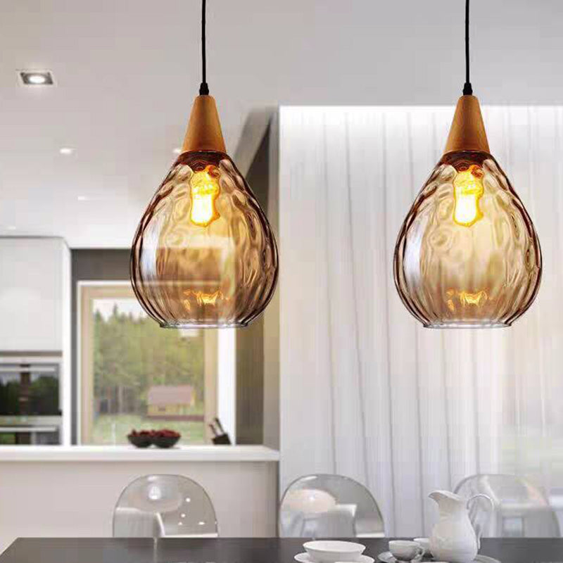 Teardrop Pendant Light - Lamp Copper