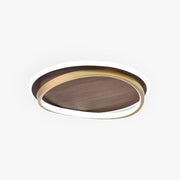 Arisha Modern Rund Dimmable Ceiling Light Gold Metal Acrylic Bedroom - Lamp Copper