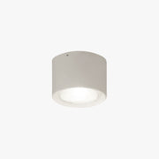 Arisha Modern Round Flush Mount Ceiling Light, Wood/Black, Living Room - Lamp Copper