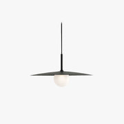 Arisha Modern Dish-shaped Metal Pendant Light, Black/White/Grey - Lamp Copper