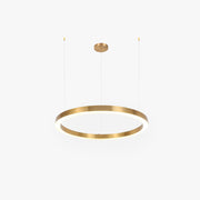 Arisha Modern Ring Metal Pendant Light, Gold - Lamp Copper