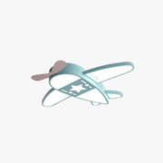 Valentina Modern Airplane Shaped Flush Mount Ceiling Light - Lamp Copper