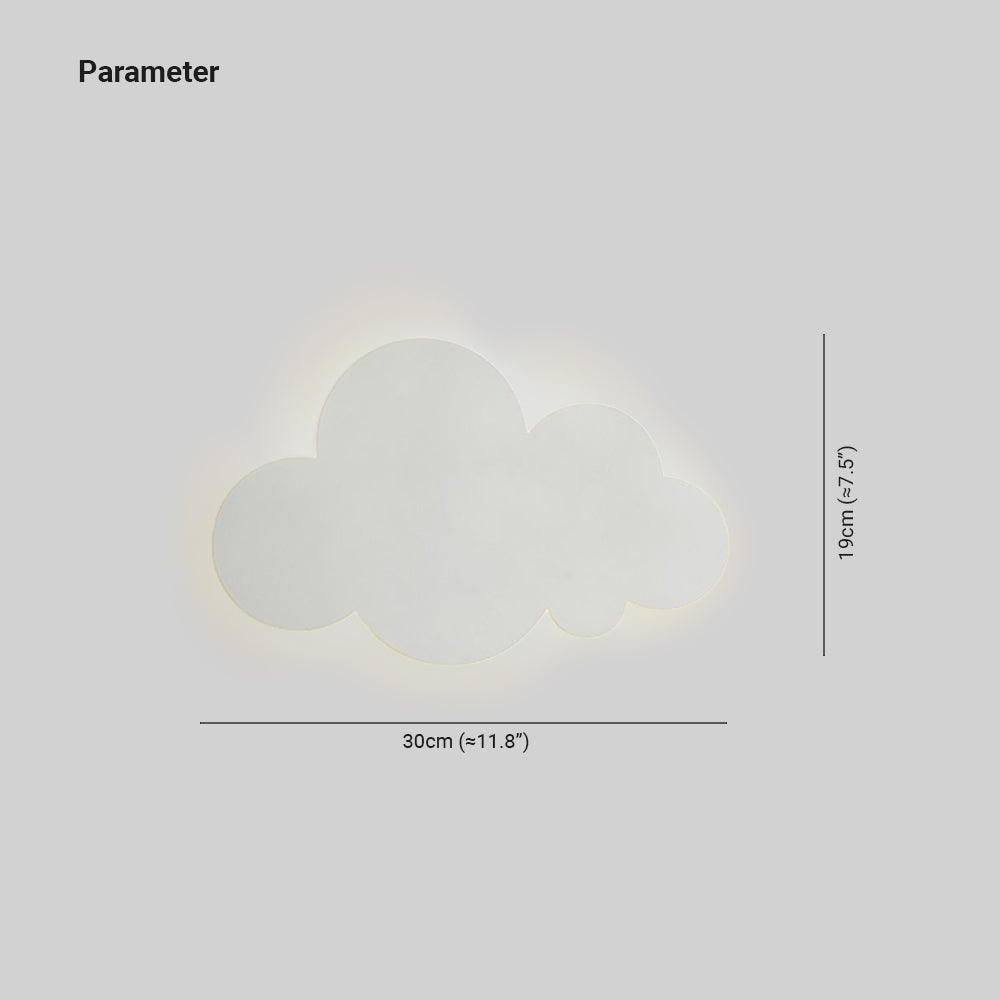 Aria Modern Minimalist Cloud Shape Wall Lamp - Lamp Copper