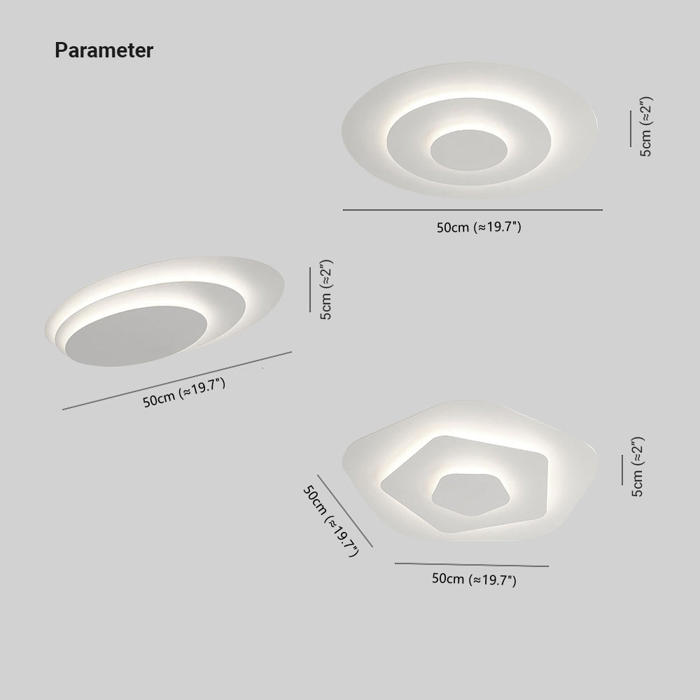 Orris Ceiling Light - Lamp Copper