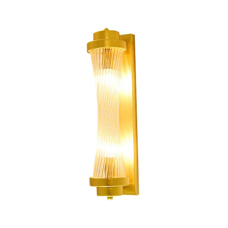 Kristy Luxury Gold Crystal Bedroom Bedside Wall Lamp - Lamp Copper