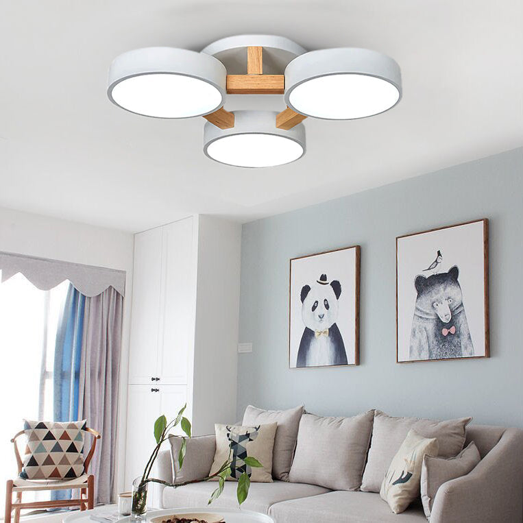 Arisha Nordic Minimalist Flush Mount Ceiling Light - Lamp Copper
