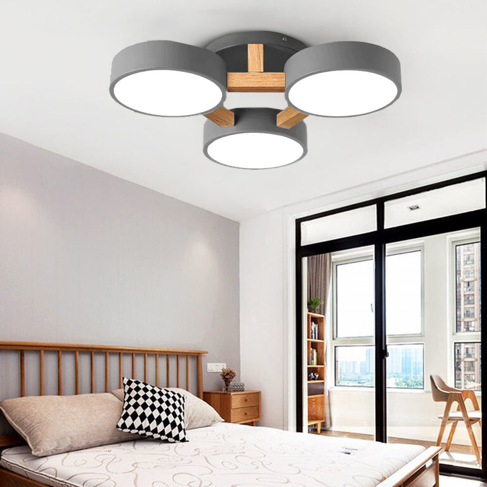 Arisha Nordic Minimalist Flush Mount Ceiling Light - Lamp Copper