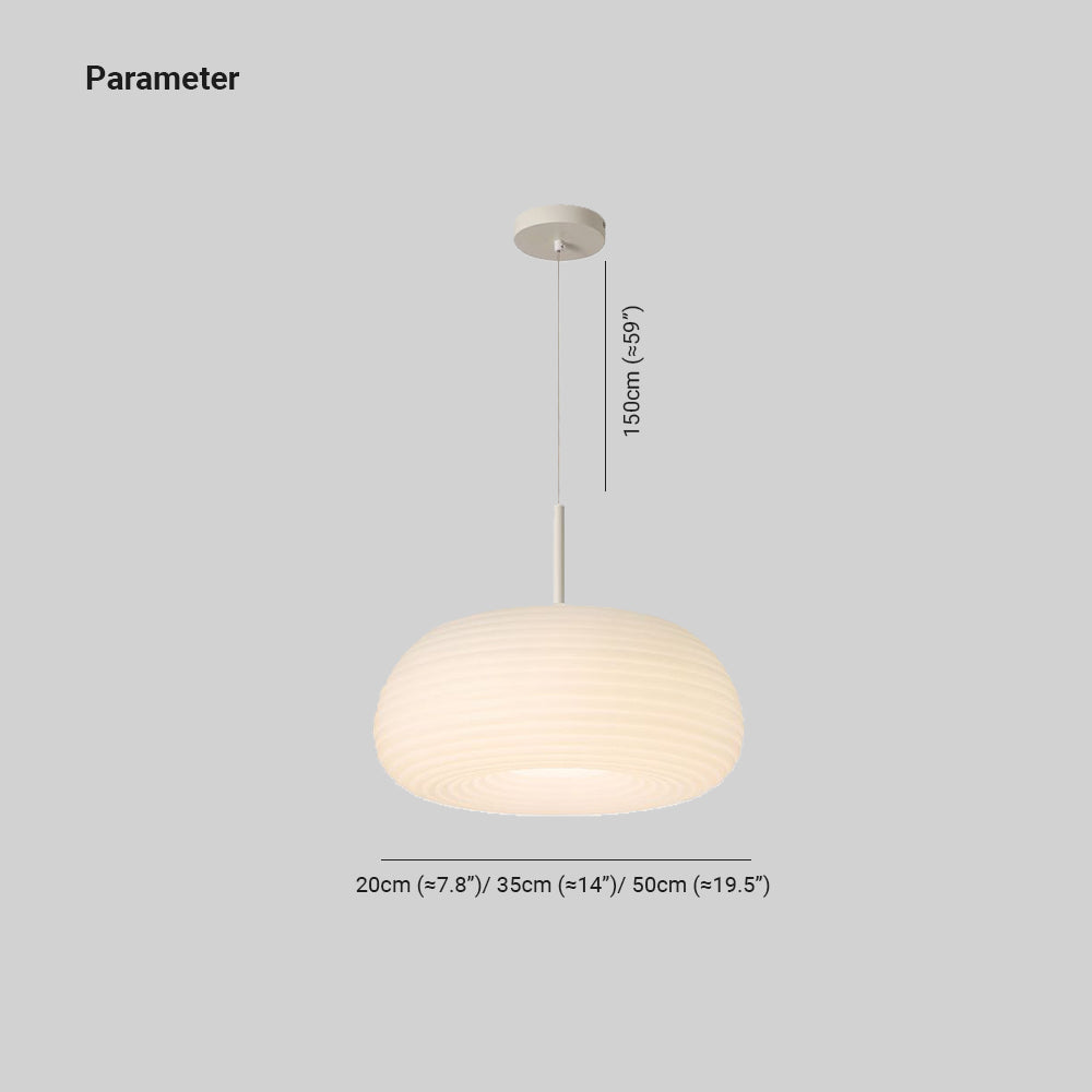 Janine Drum Shape Pendant Light - Lamp Copper