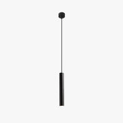 Arisha Minimalist Cylinder Black Pendant Light - Lamp Copper