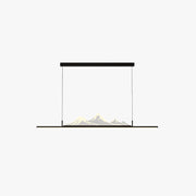 Arisha Designer Mountain Shape LED Pendant Light, Black/Gold - Lamp Copper