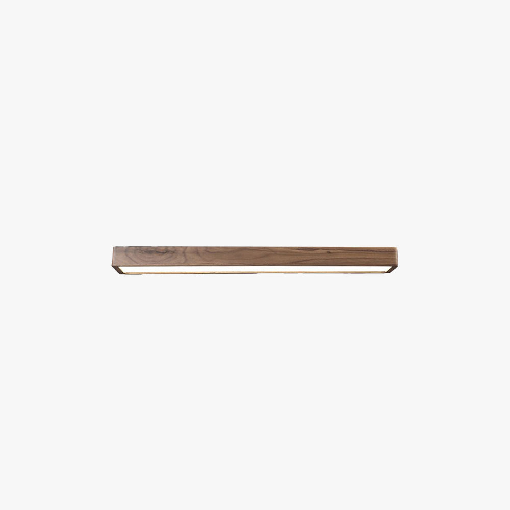 Muto Rectangular Designer Flush Mount Ceiling Light - Lamp Copper