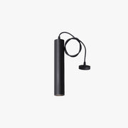 Yore Modern Cylinder Shape Linear Pendant Light Black Metal - Lamp Copper