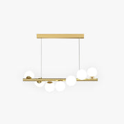 Valentina Nordic Linear LED Pendant Light, 7/9/11 Heads - Lamp Copper