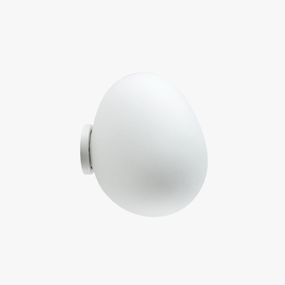 Valentina Design Geometric Glass Vanity Wall Light, White - Lamp Copper
