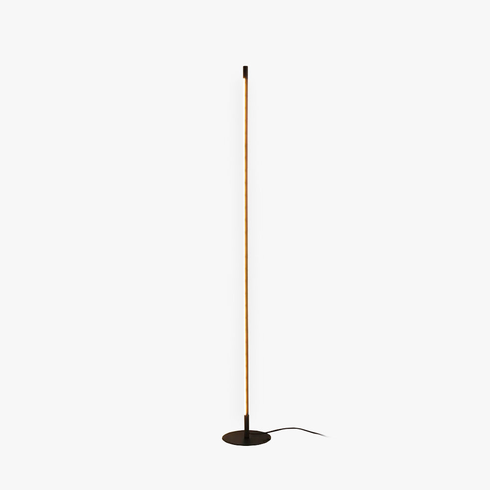 Mira Modern Minimalist Linear Floor Lamp - Lamp Copper