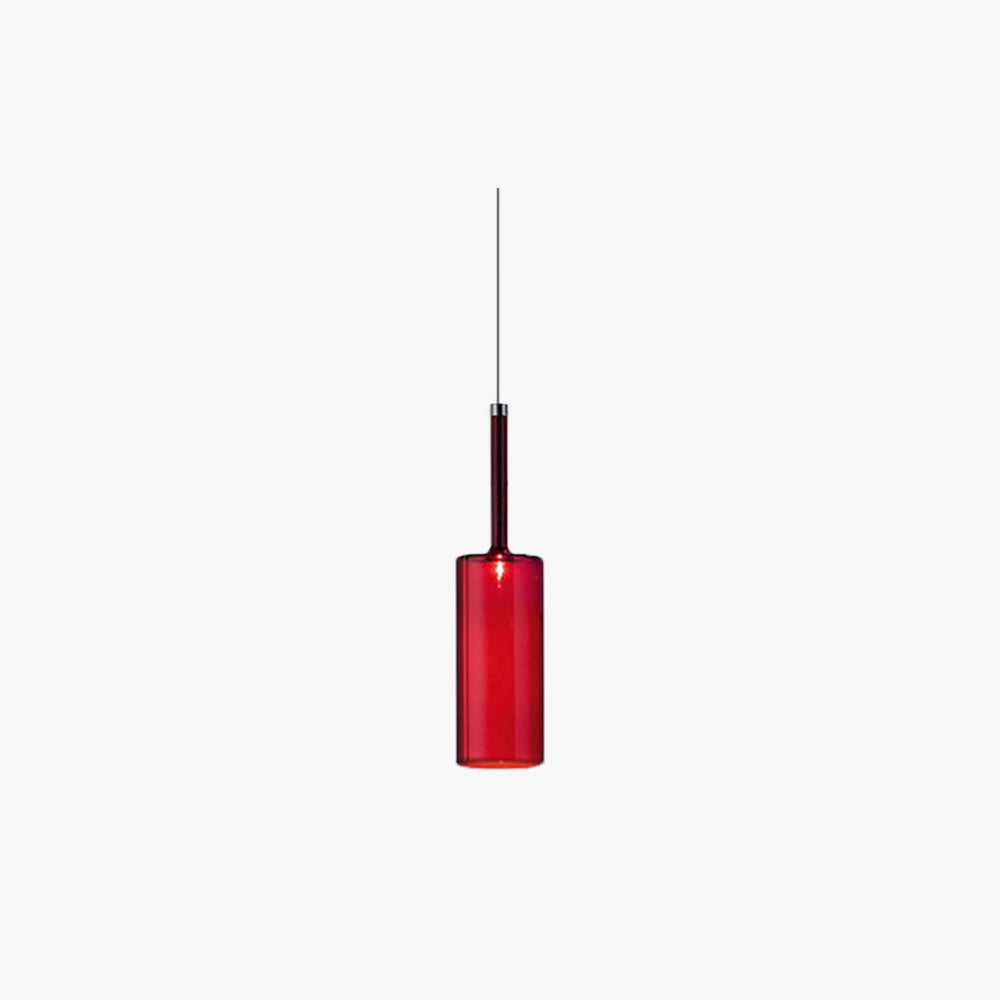 Valentina Minimalist Modern Glass LED Pendant Light, 3 Style - Lamp Copper