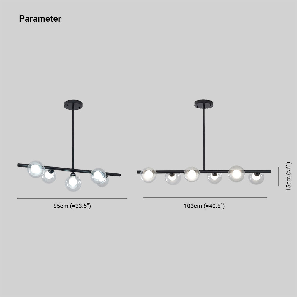 Zesty Linear Pendant Light - Lamp Copper