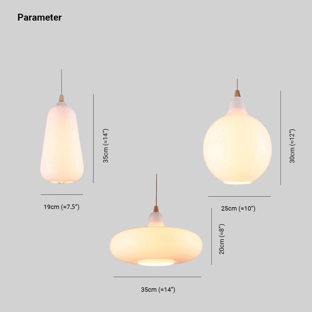 Valentina Nordic Designer LED Pendant Light, 3 Style - Lamp Copper