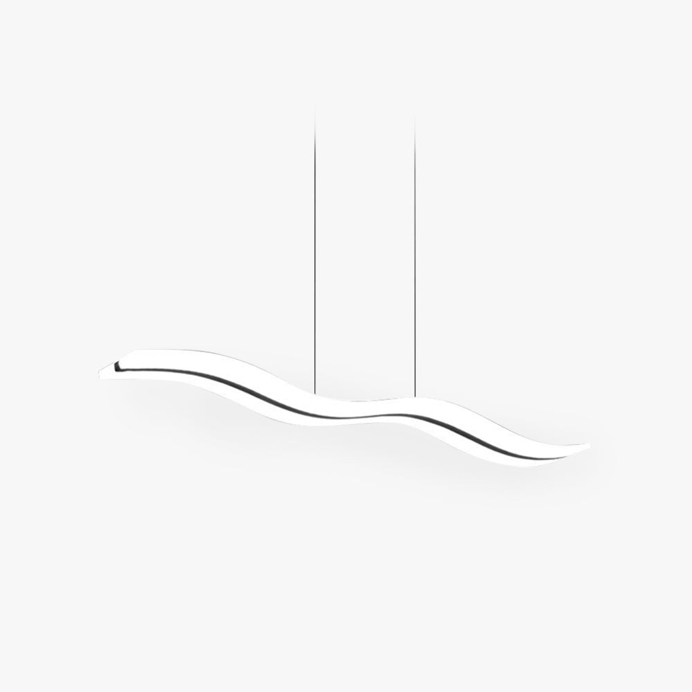 Arisha Minimalist Wave Wavy Pendant Light - Lamp Copper