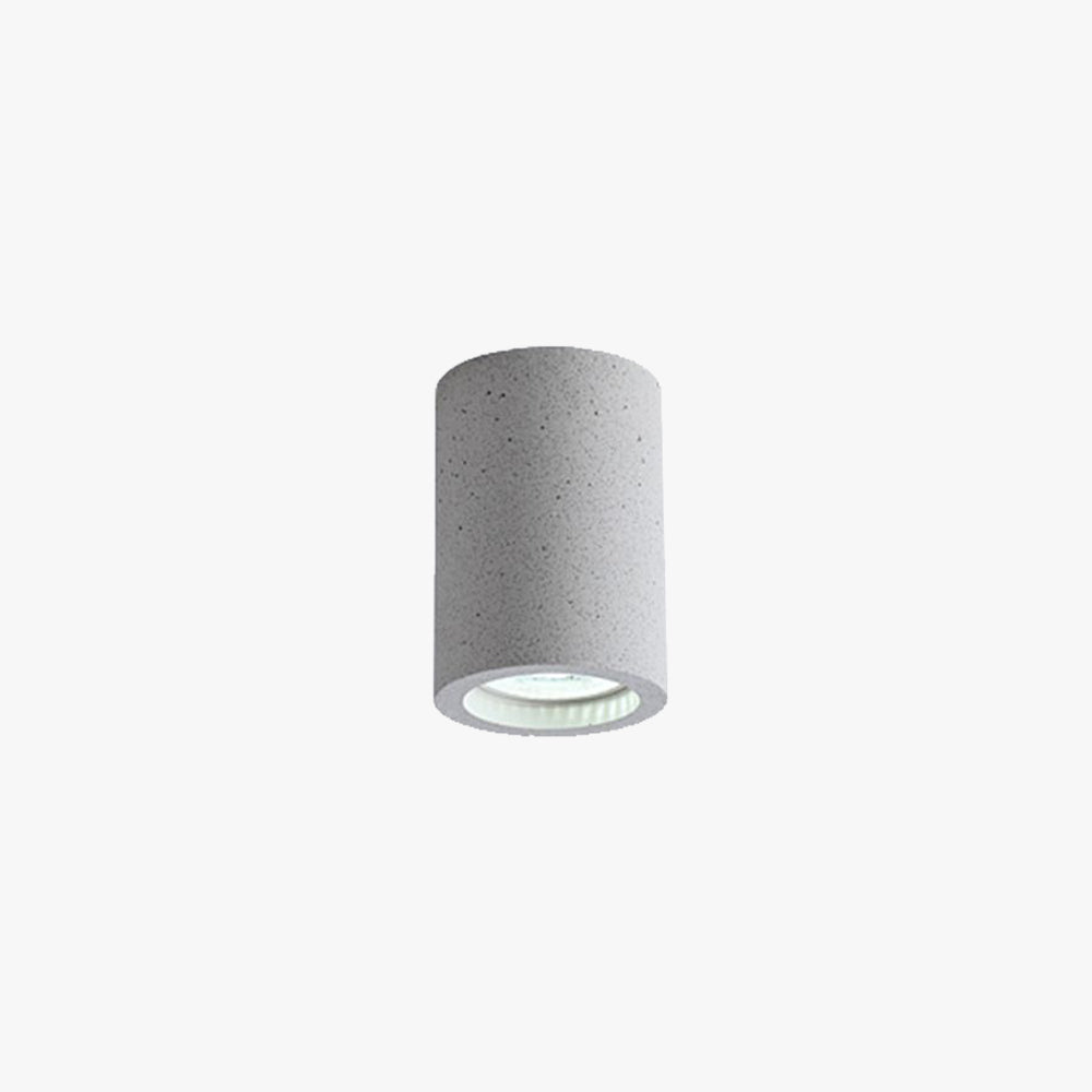 Aria Modern Cylinder LED Flush Mount Ceiling Light, Living Room - Lamp Copper