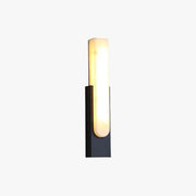 Arisha Modern Rectangular Stone Metal Wall Lamp - Lamp Copper