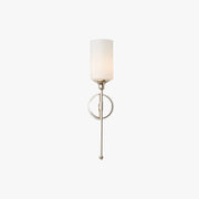 Arisha Milky Glass Mirror Front Vanity Wall Lamp, 2 Colour - Lamp Copper