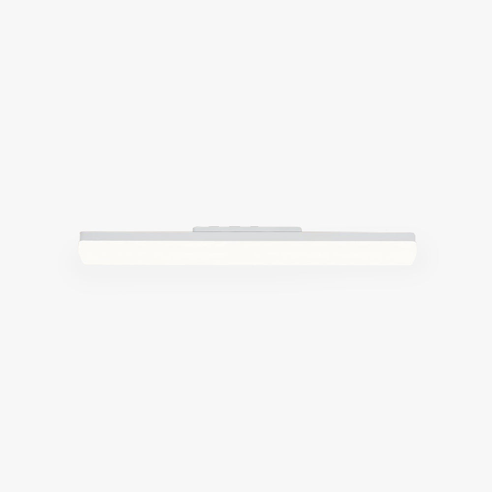 Arisha Modern Rectangular Acrylic Modern Wall Lamp, White - Lamp Copper