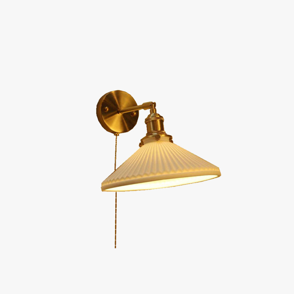 Arisha wrinkles Nordic Modern Dresser Wall Lamp - Lamp Copper